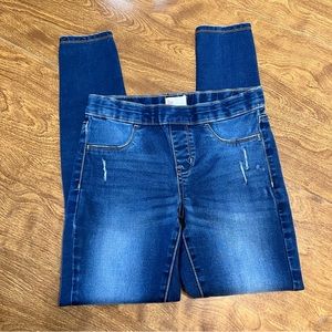 SO Medium Wash Pull On Jegging Denim Jeans kids size 14